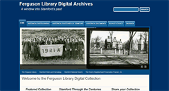 Desktop Screenshot of fergusonlibrarydigitalarchives.org